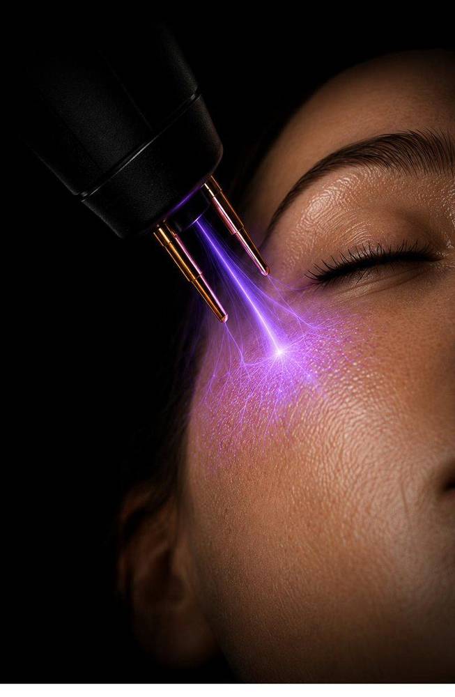 Plasma treatment — cheek